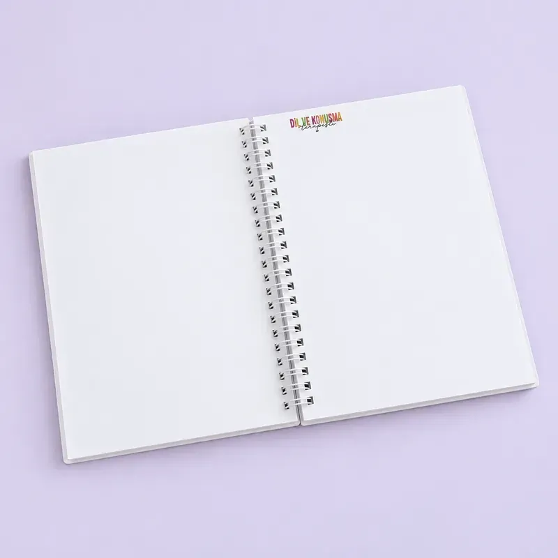 Dil ve Konuşma Terapisti Tasarımlı A5 Spiralli Defter