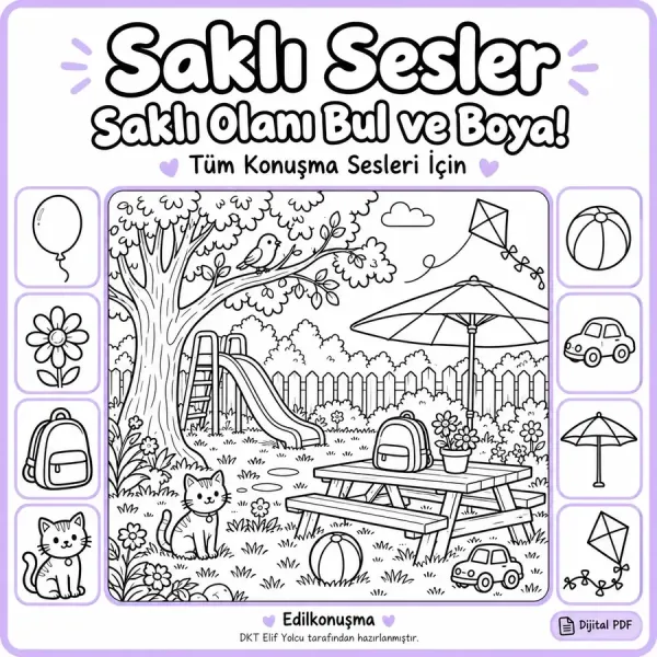 Saklı Sesler! – Konuşma Sesleri İçin Oyun Temelli Dijital Materyal (PDF)