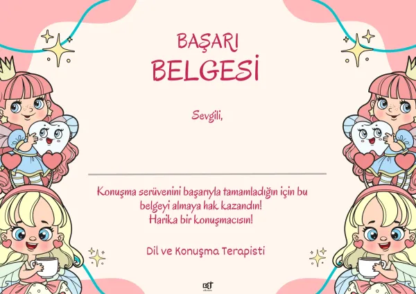 PRENSES BAŞARI BELGESİ