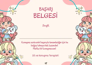 PRENSES BAŞARI BELGESİ