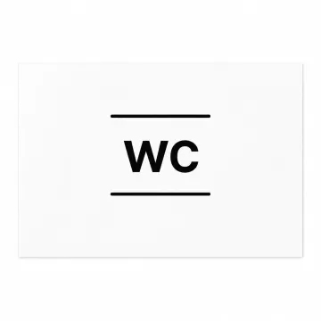 WC Kapı Tabelası
