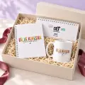 Dil ve Konuşma Terapisti Hediye Seti – 2027 Takvim, Defter ve Kupa