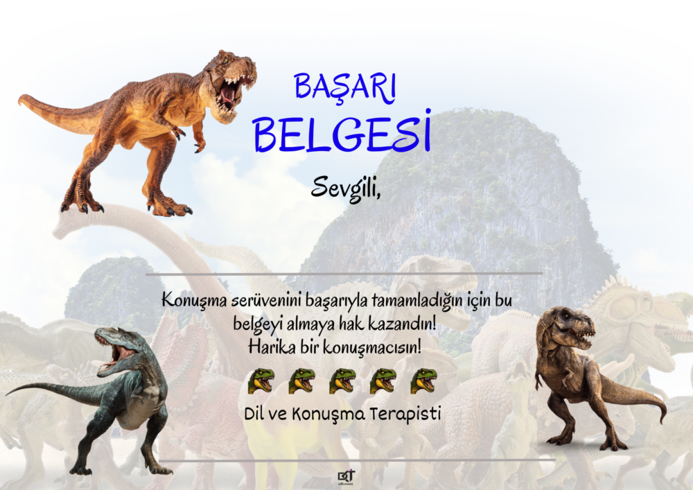 DİNAZOR BAŞARI BELGESİ