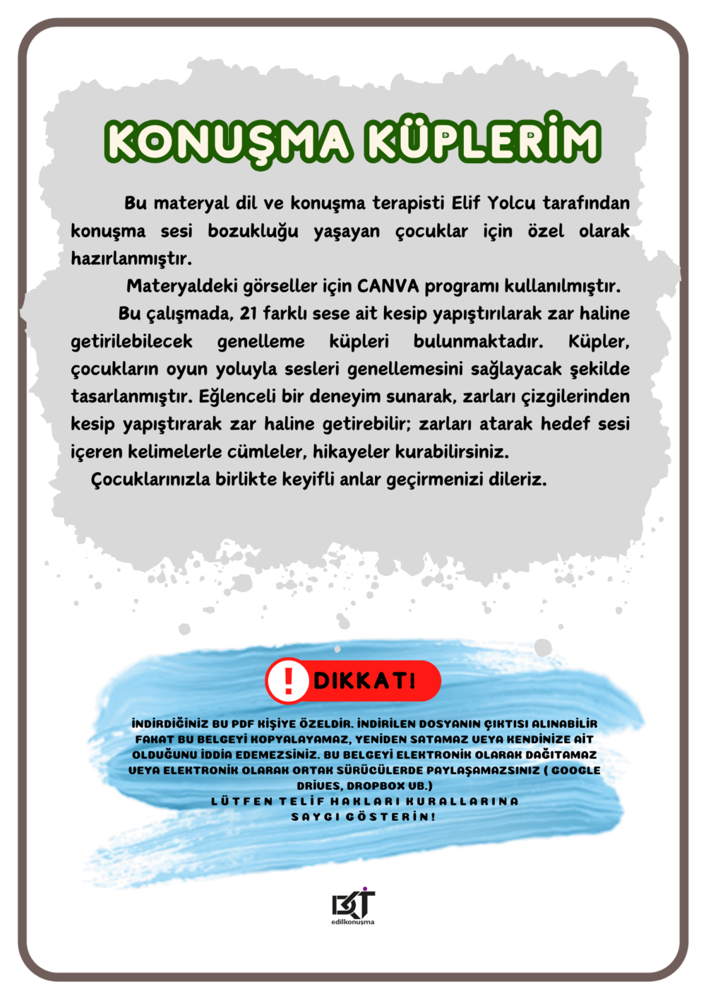 KONUŞMA KÜPLERİM - Görsel 2