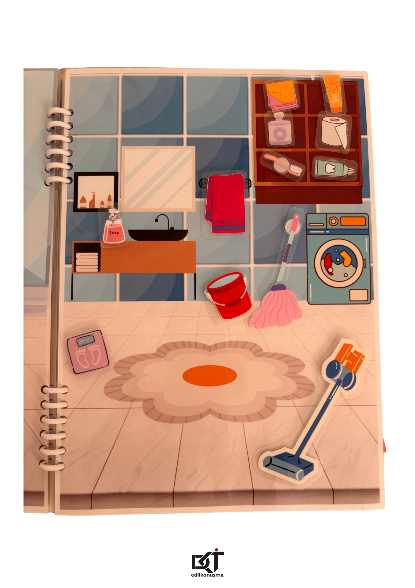 İNTERAKTİF ETKİNLİK EVİM KİTABI- LAMİNE CIRT CIRTLI - - Görsel 4