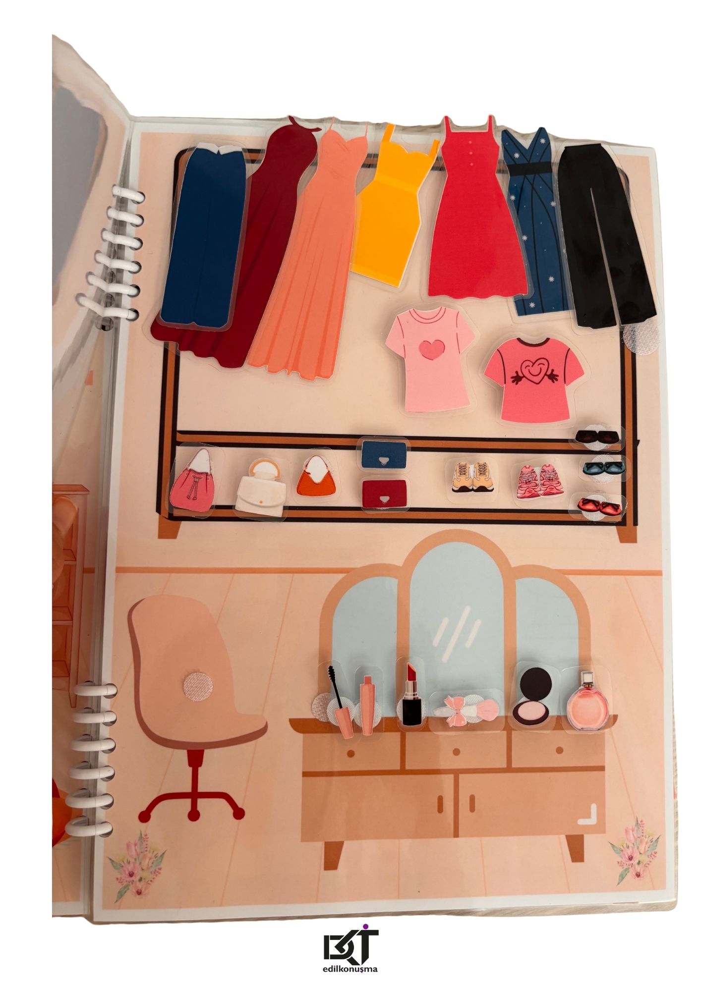 İNTERAKTİF ETKİNLİK EVİM KİTABI- LAMİNE CIRT CIRTLI - - Görsel 3